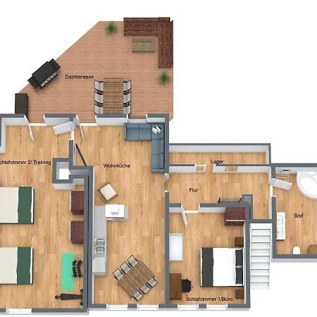 Birdhouse - Big Living For 12 With Two Terraces, Bbqs, Kicker, Fitness