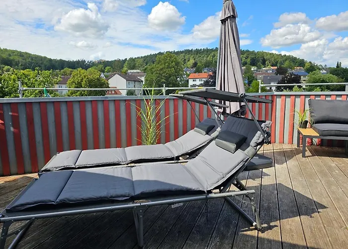 Birdhouse - Big Living For 12 With Two Terraces, Bbqs, Kicker, Fitness Nyaraló Marburg