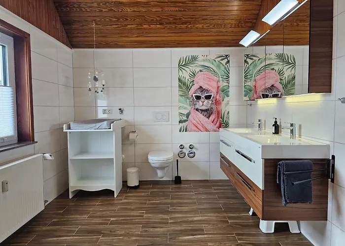 Nyaraló Birdhouse - Big Living For 12 With Two Terraces, Bbqs, Kicker, Fitness Marburg